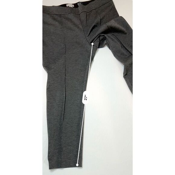 H&M Gray Knit Seamed High Waisted Ponte Pant size XXLarge - Picture 9 of 12